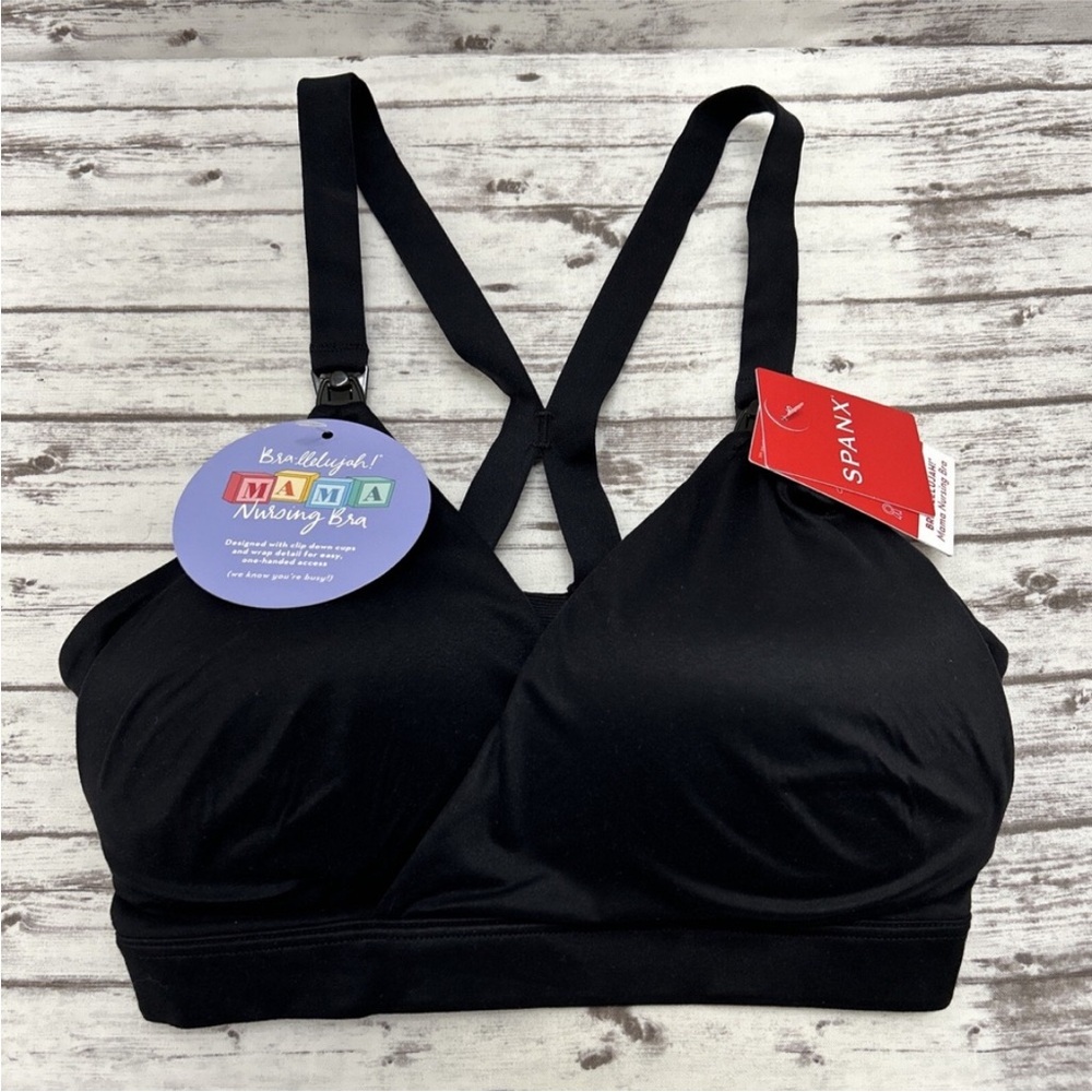 Spanx Black Nursing Bra - MAMA Comfort Bra llelujah